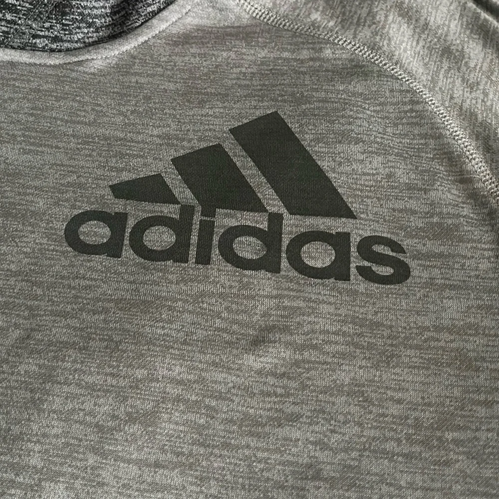 Adidas Gray Hoodie Large
